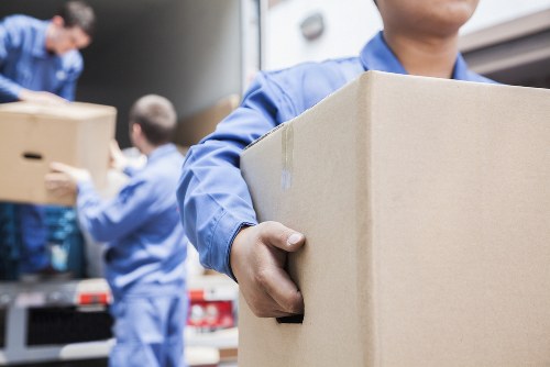 Packing boxes and protective materials for an Islington home move