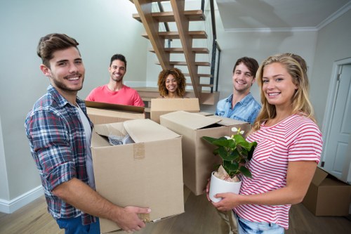 Local removals team handling access challenges in Islington