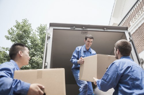 Man and van service beginning a move in Islington