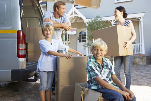 Selection of removal boxes and wrapping supplies for local packing