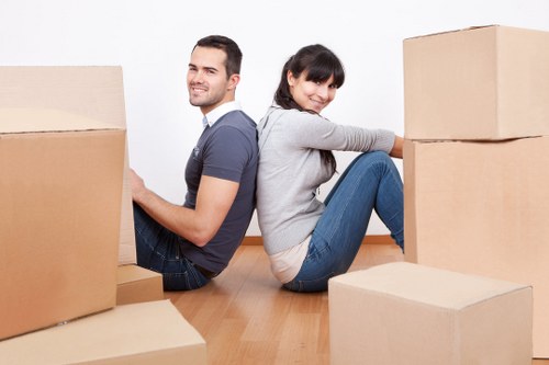 Preparation checklist and packing supplies for an Islington house move